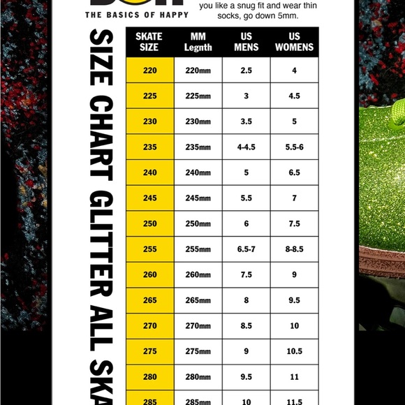 Basics of happy brand - green glitter roller skates womens 9-10 - Picture 4 of 4